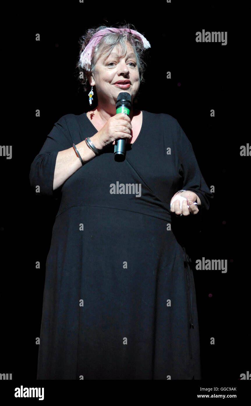 British comedian Jo Brand hosts ' New Act of the Year ' up and coming