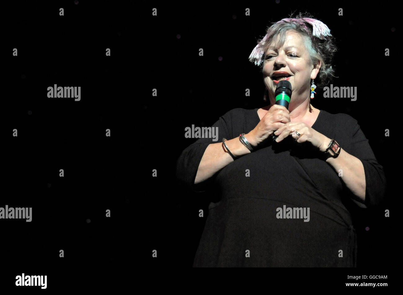 British comedian Jo Brand hosts ' New Act of the Year ' up and coming