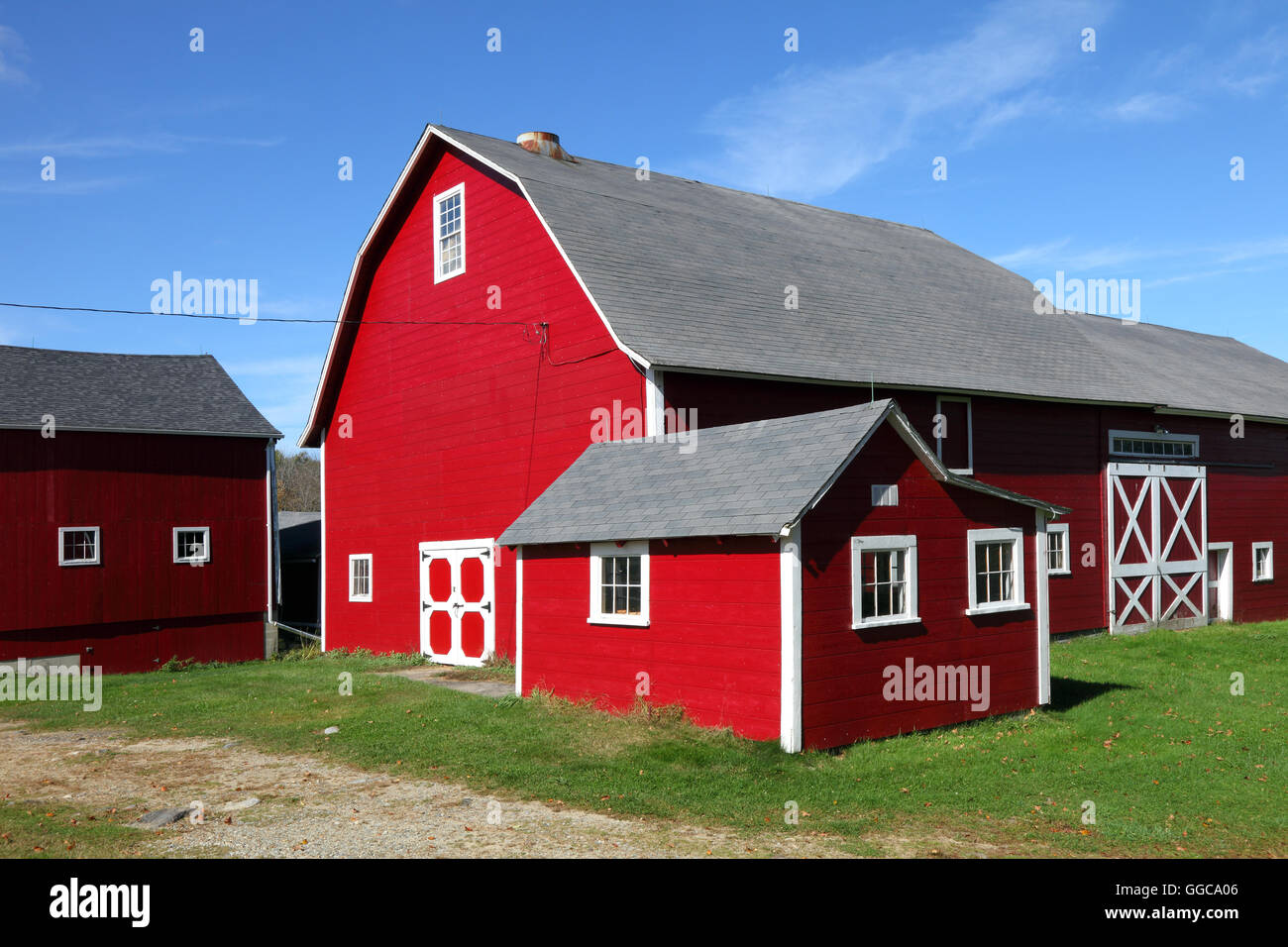 Geography Travel Usa Massachusetts Article Red Barn Near