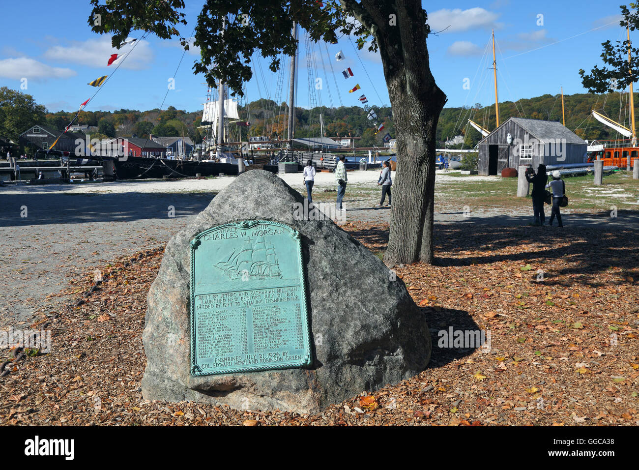 geography / travel, USA, Connecticut, Mystic, Mystic Seaport (Open air museum ), Mystic, Additional-Rights-Clearance-Info-Not-Available Stock Photo