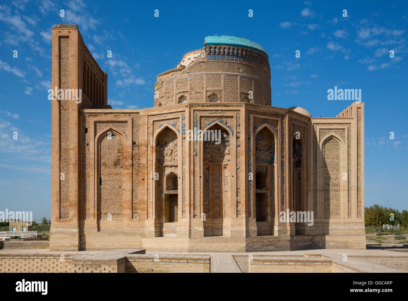 geography / travel, Turkmenistan, Konye-Urgench, Turabek-Khanum Mausoleum, built 14th century, exterior view, Additional-Rights-Clearance-Info-Not-Available Stock Photo
