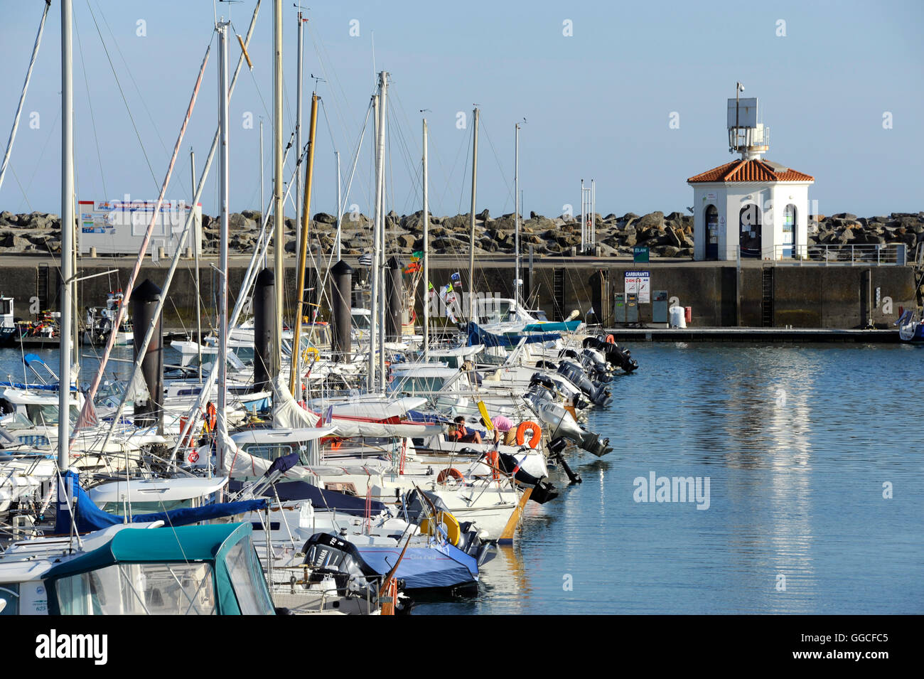 Port-Bourgenay harbour, Talmont-Saint-Hilaire, Vendee, Pays de Loire,  France Stock Photo - Alamy