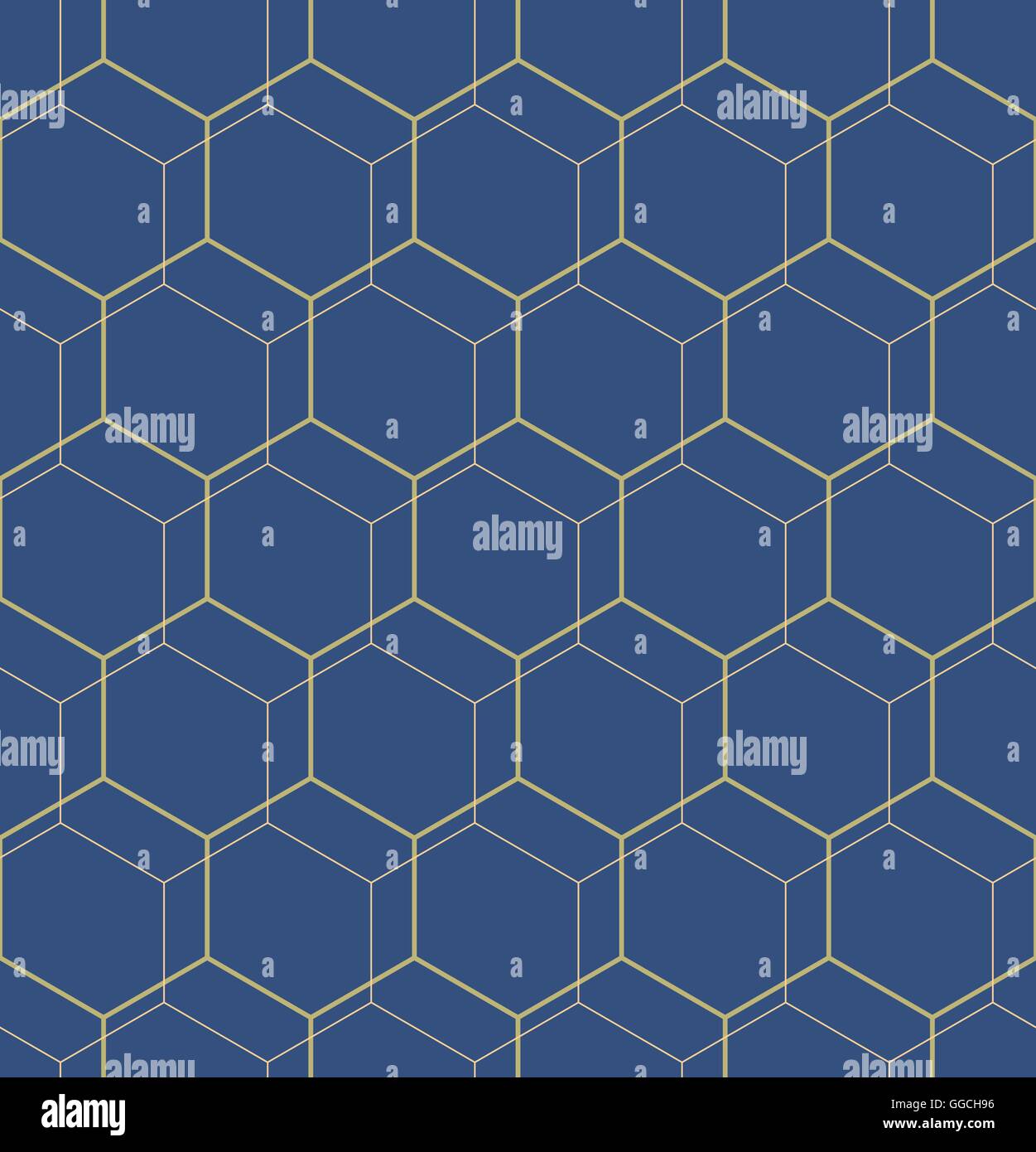 Seamless Abstract Vector Pattern With Hexagons Stock Vector Image & Art ...