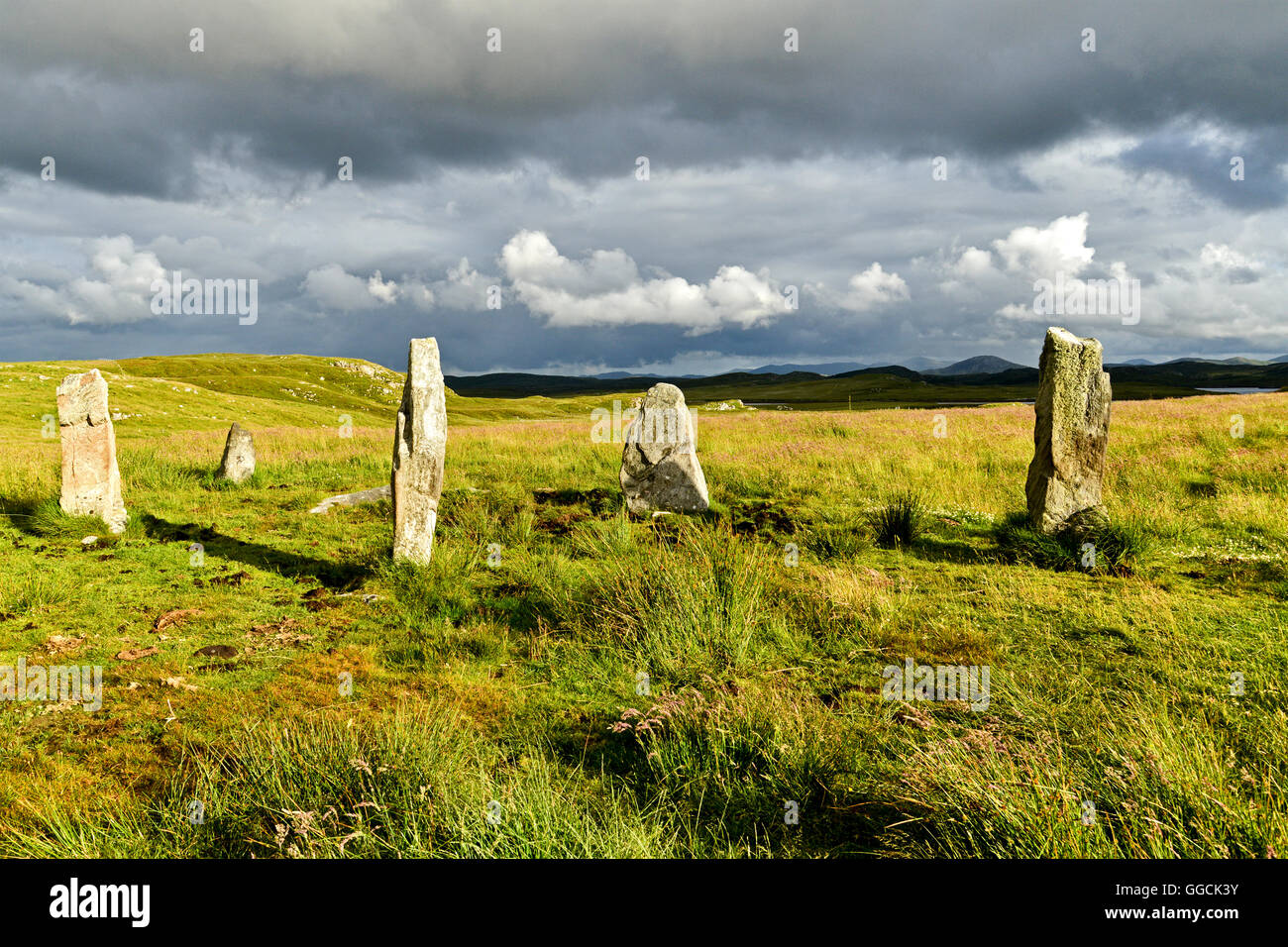 Callanish III Stone Circle Stock Photo