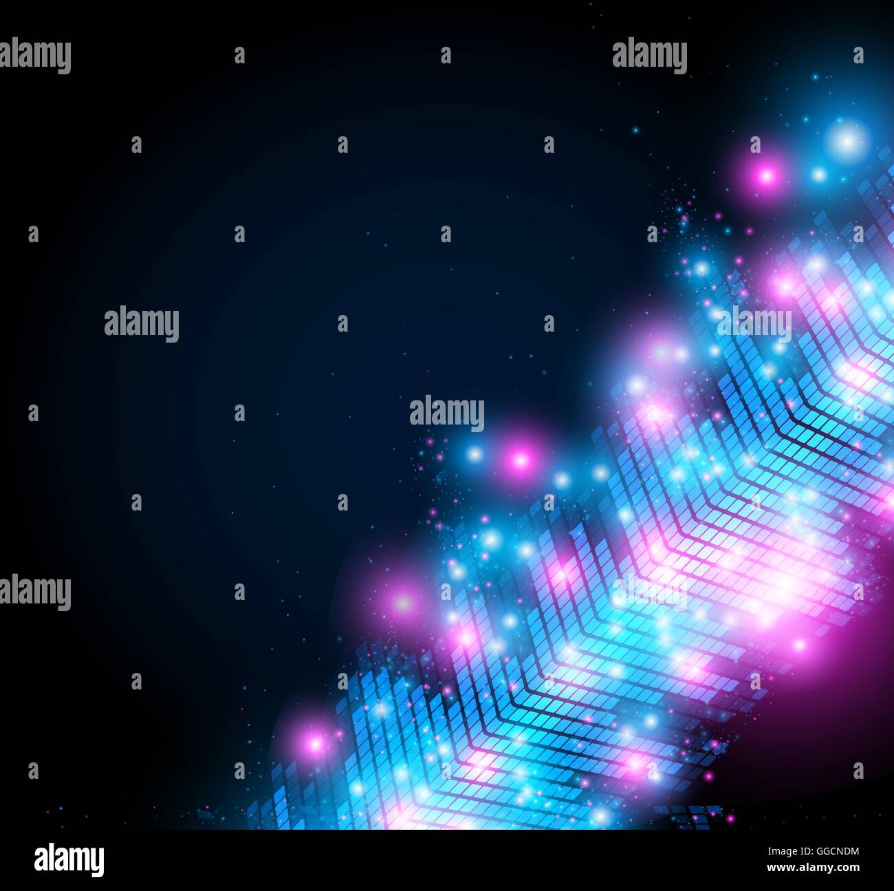 Equalizer on abstract technology background Stock Vector Image & Art ...