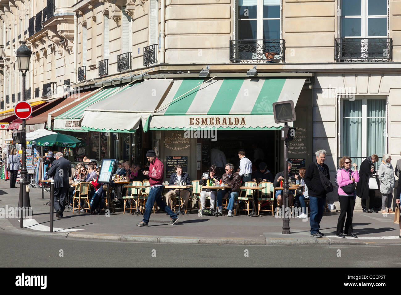 Cafe life in Paris Stock Photo