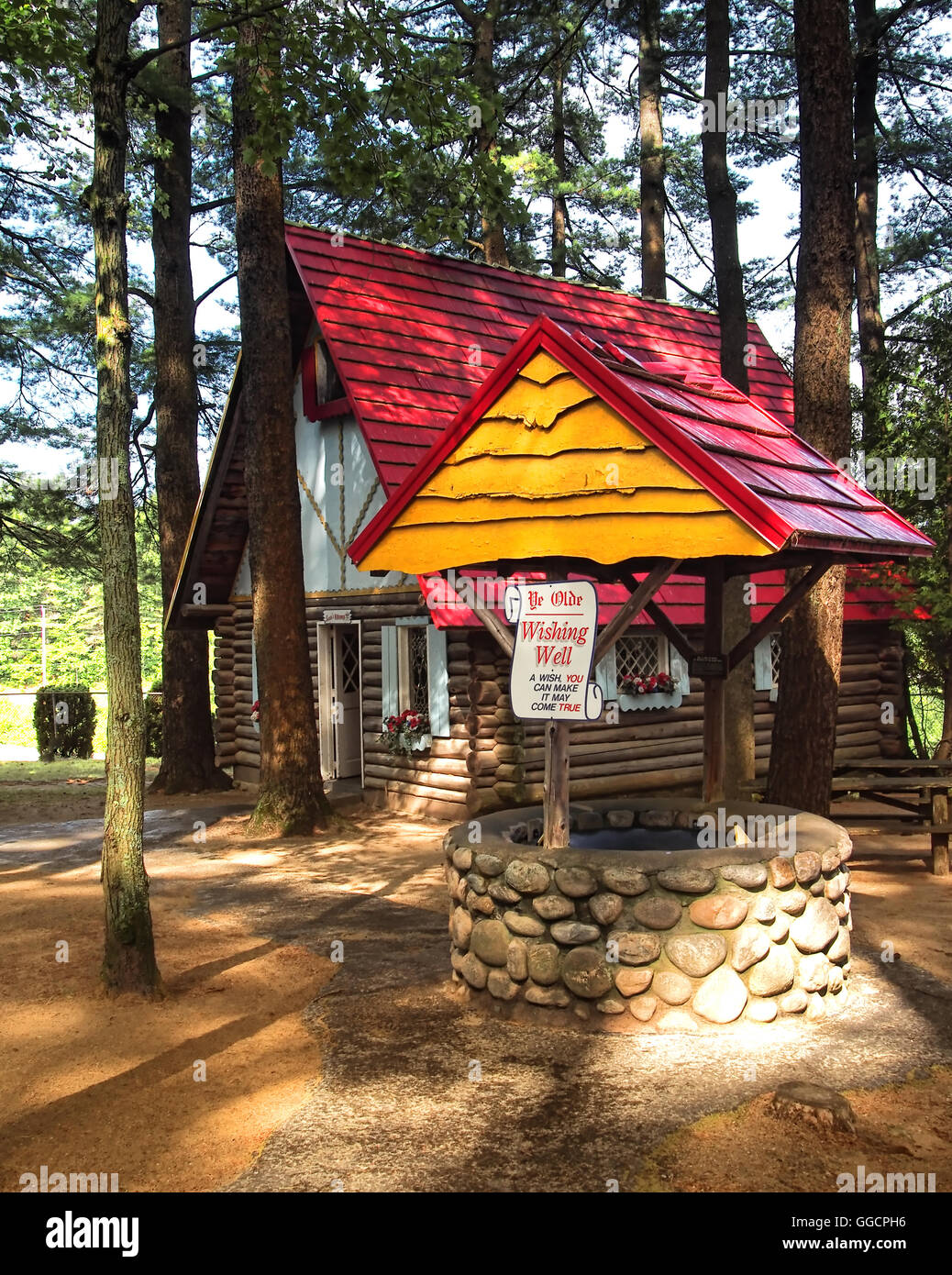 Lake New York, USA. July, 24,2016. The Magic Forest, a children