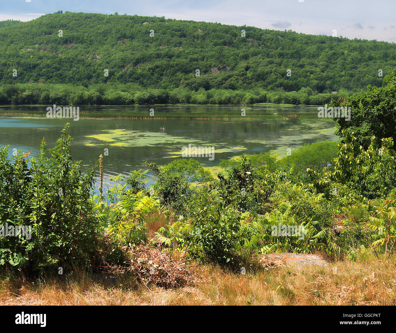 view of Lake Champlain from Fort Ticonderoga, Ticonderoga, New York