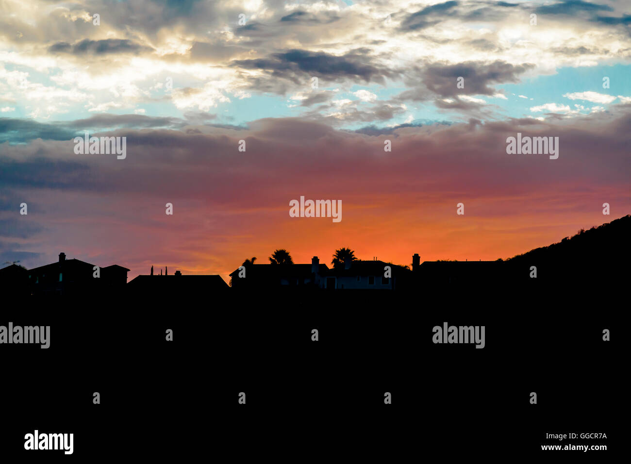 Summer Sunset #4 Stock Photo