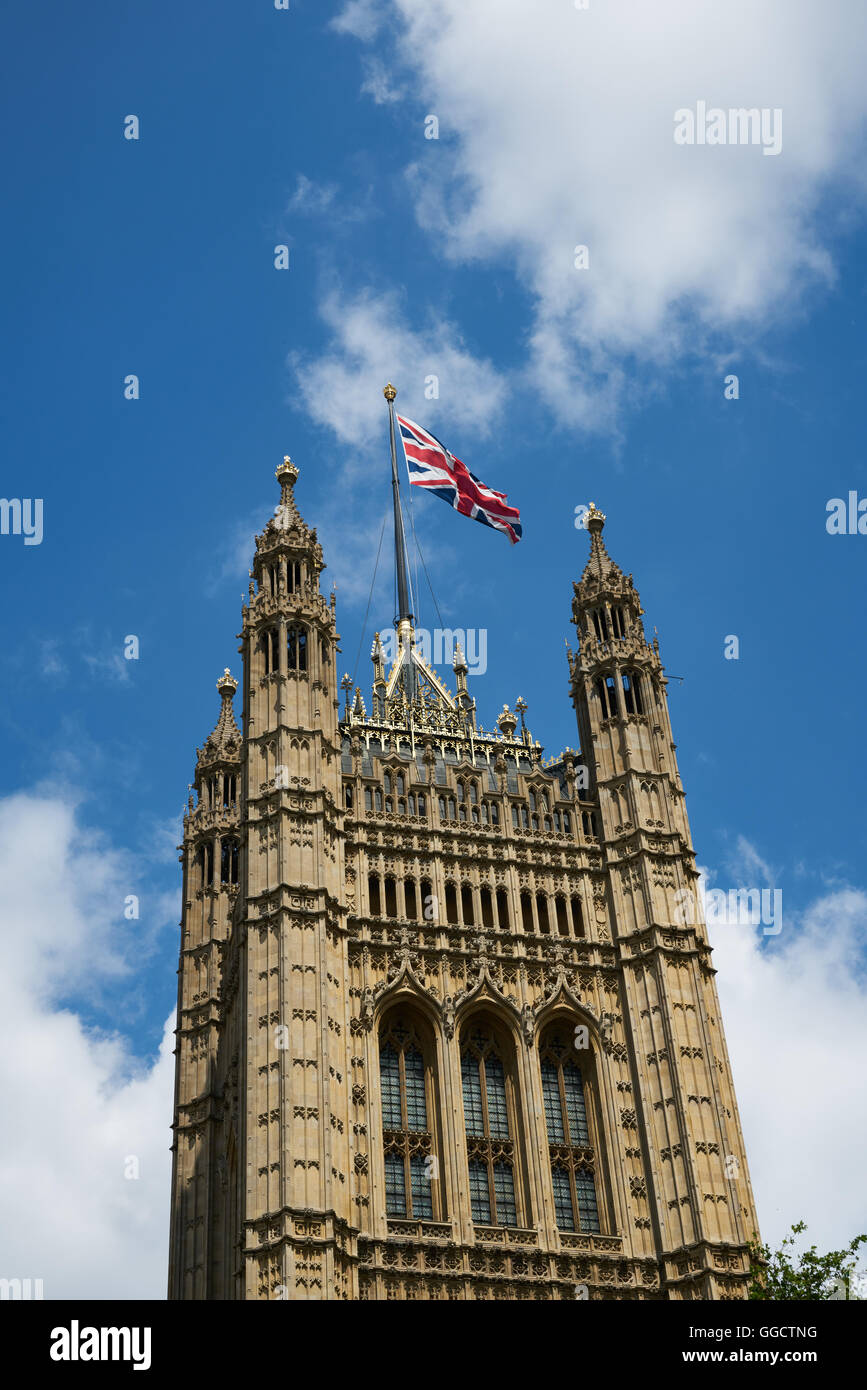 Parliament building,  Victoria Tower Stock Photo