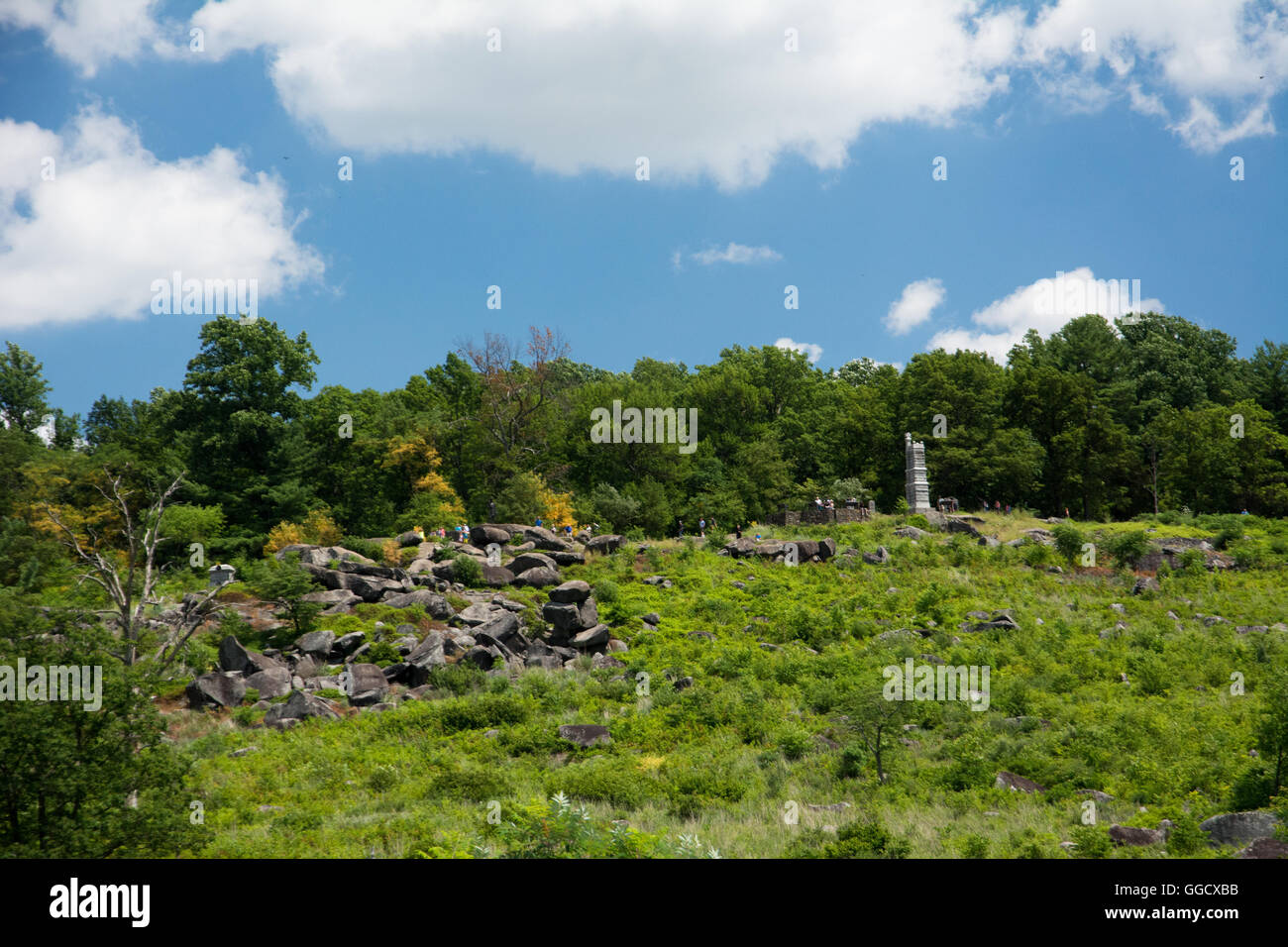 Little Round Top, Civil War Battlefield, Gettysburg, PA Stock Photo Alamy