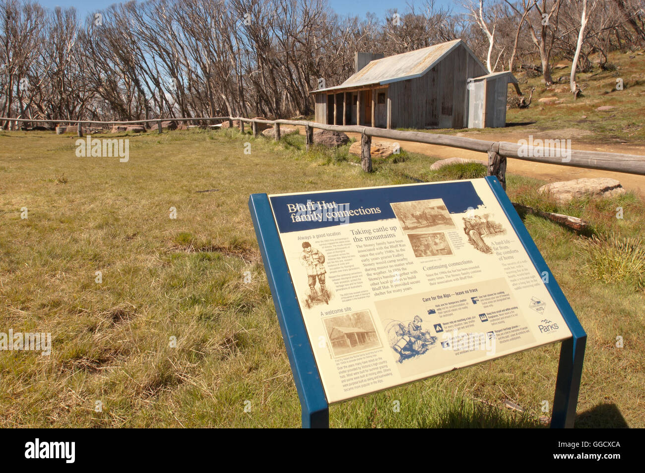 Bluff Hut, Alpine National Park, Victoria High Country Stock Photo Alamy