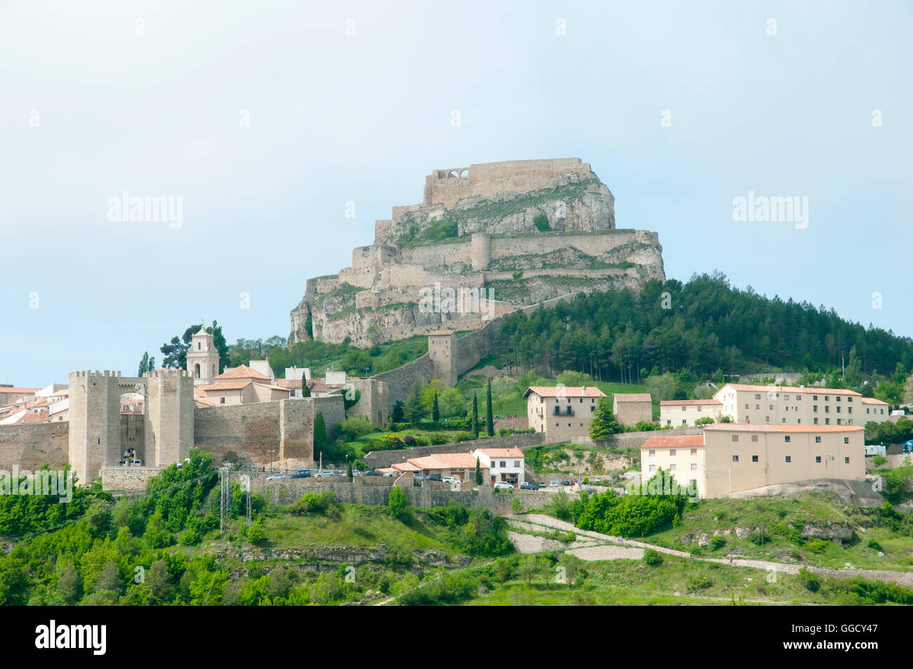 Morella Spain Stock Photo Alamy