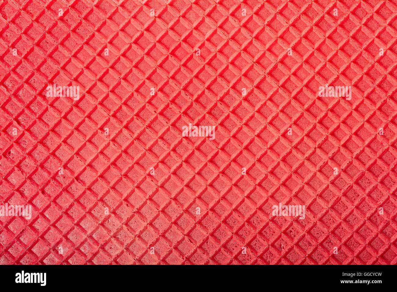 Red wafer textured surface closeup background Stock Photo Alamy