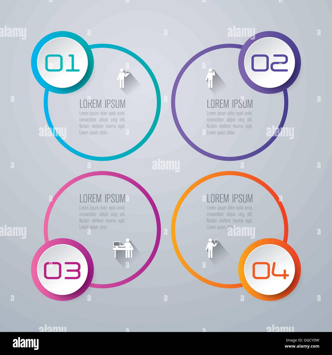 Infographics template vector illustration and business icons Stock ...