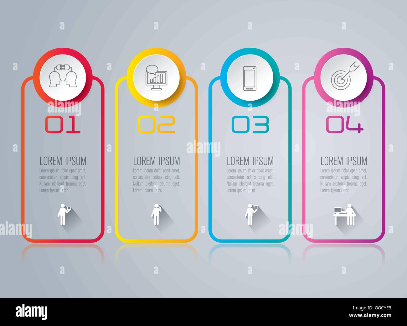 Infographics template vector illustration and business icons Stock ...