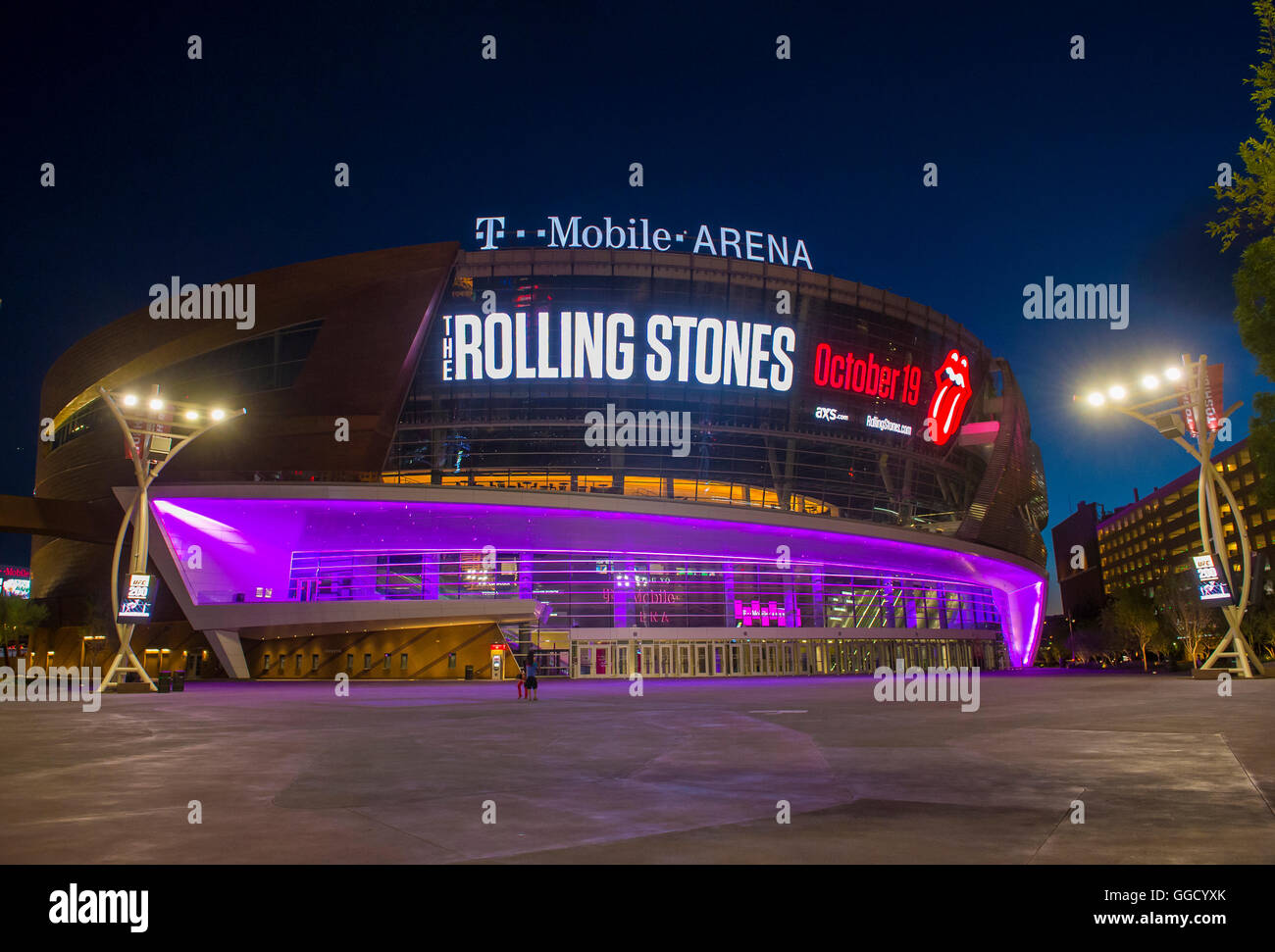 The TMobile arena in Las Vegas Stock Photo Alamy