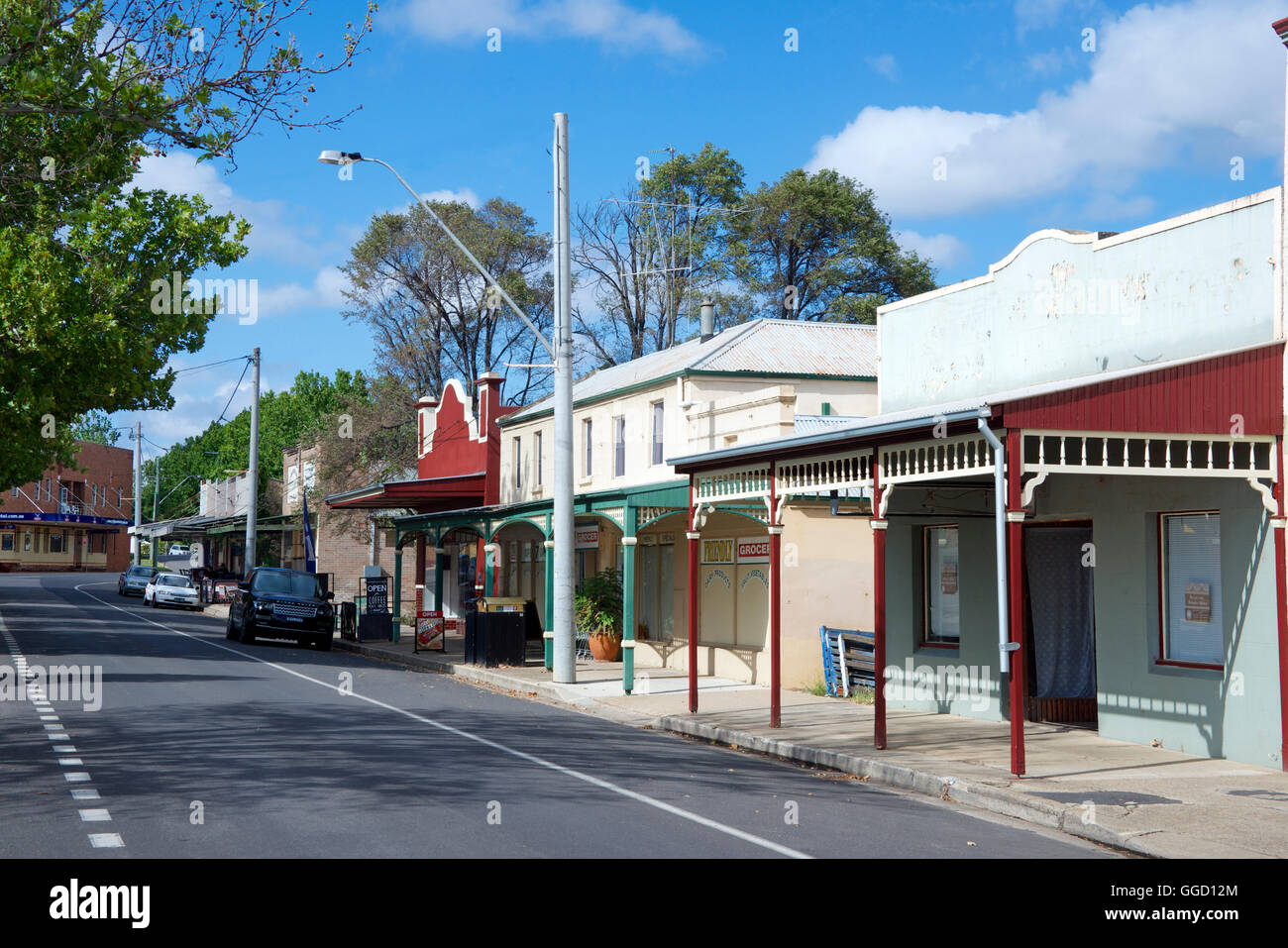 Historic gold mining town Rylstone NSW Australia Stock Photo