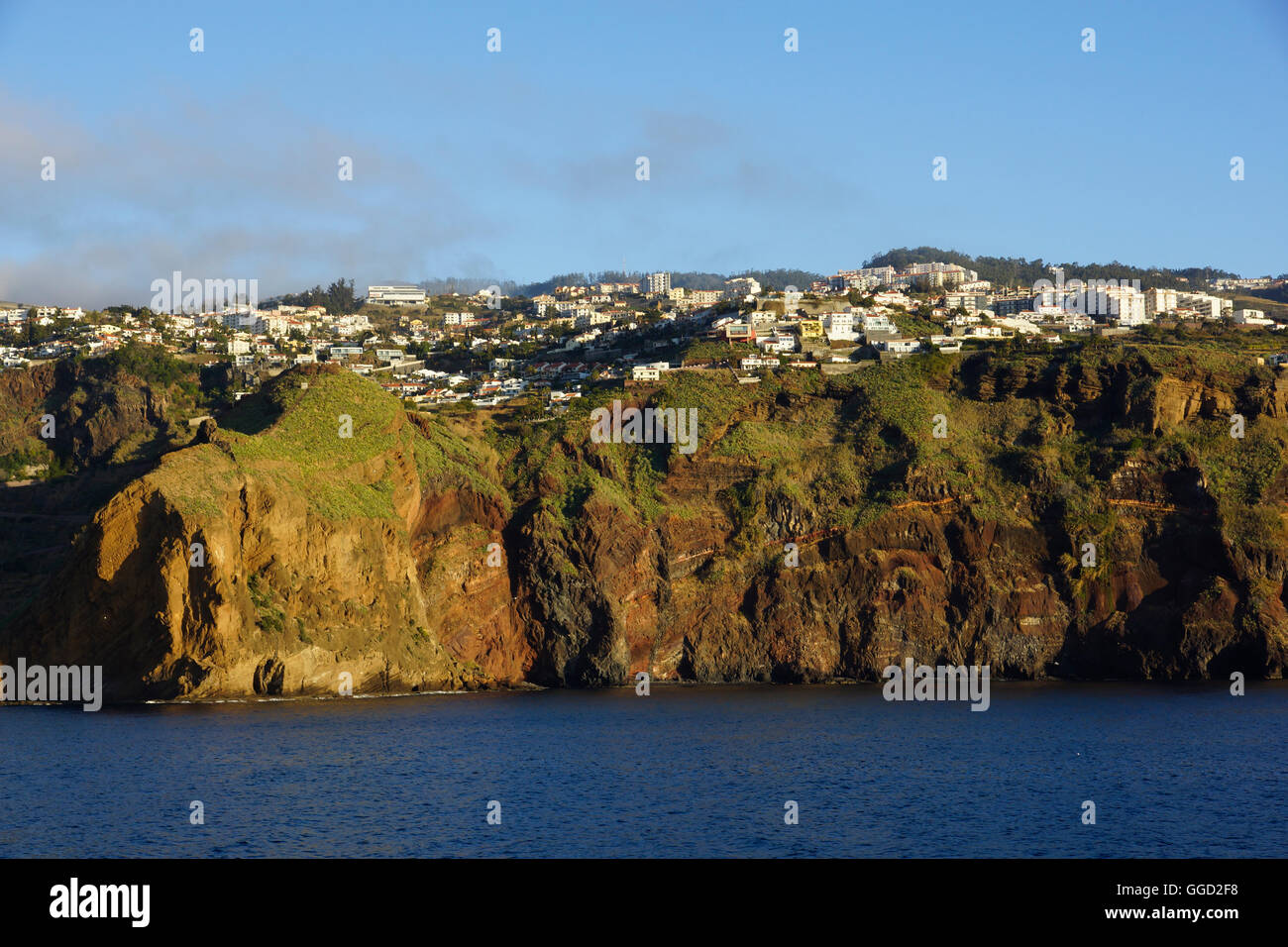 geography / travel, PORTUGAL, Madeira: Coast east of Funchal, Additional-Rights-Clearance-Info-Not-Available Stock Photo