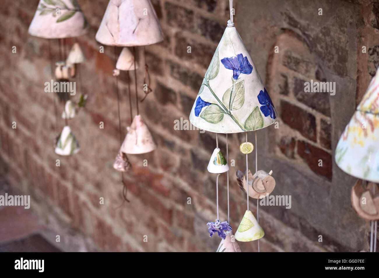 a particular skill of making decorative objects by hand,made in Italy Stock Photo