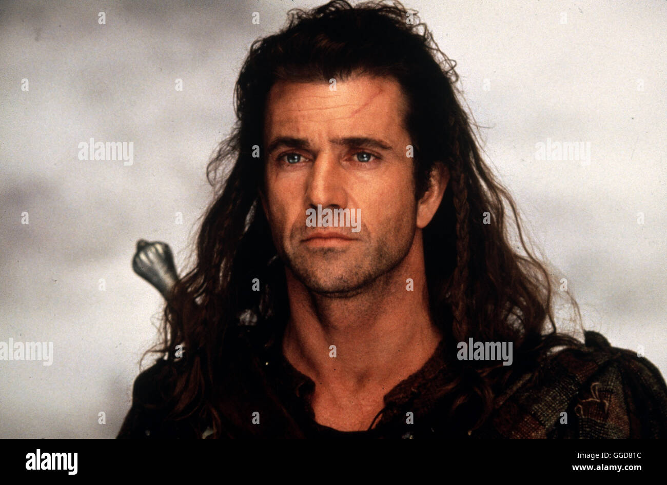 BRAVEHEART / Braveheart USA 1995 / Mel Gibson Bild: Der schottische Freiheitskämpfer William Wallace (MEL GIBSON). Regie: Mel Gibson aka. Braveheart Stock Photo