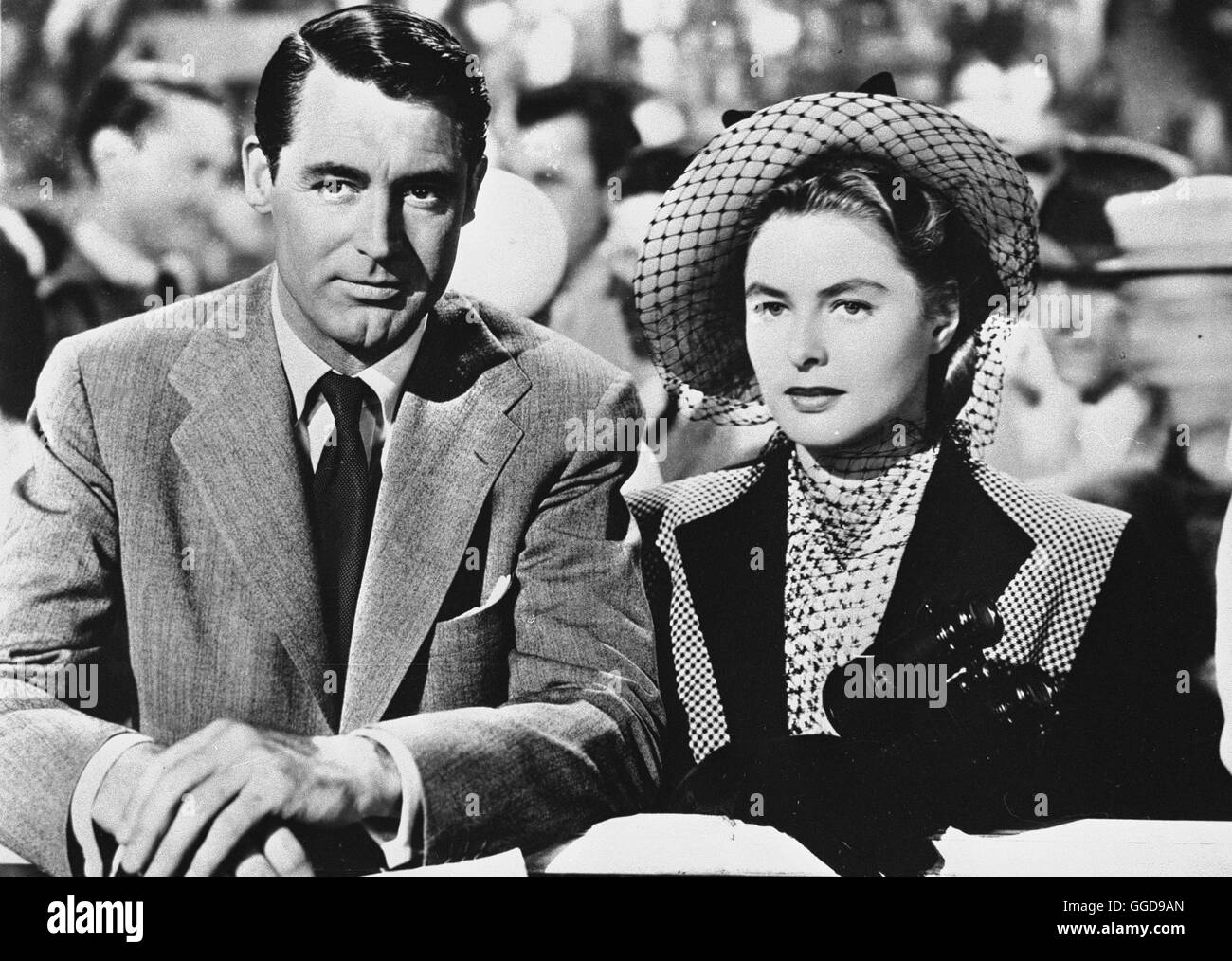 BERüCHTIGT / Notorious USA 1946 / Alfred Hitcock Bild: CARY GRANT (Devlin), INGRID BERGMAN (Alicia Huberman) Regie: Alfred Hitcock aka. Notorious Stock Photo