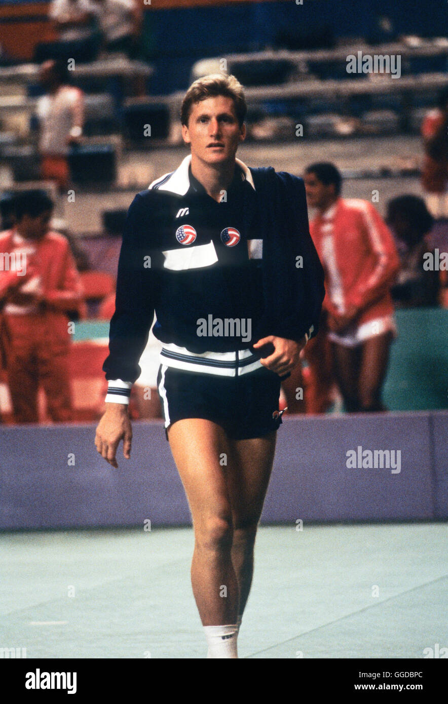 USA 1984 Olympic volleyball team Stock Photo