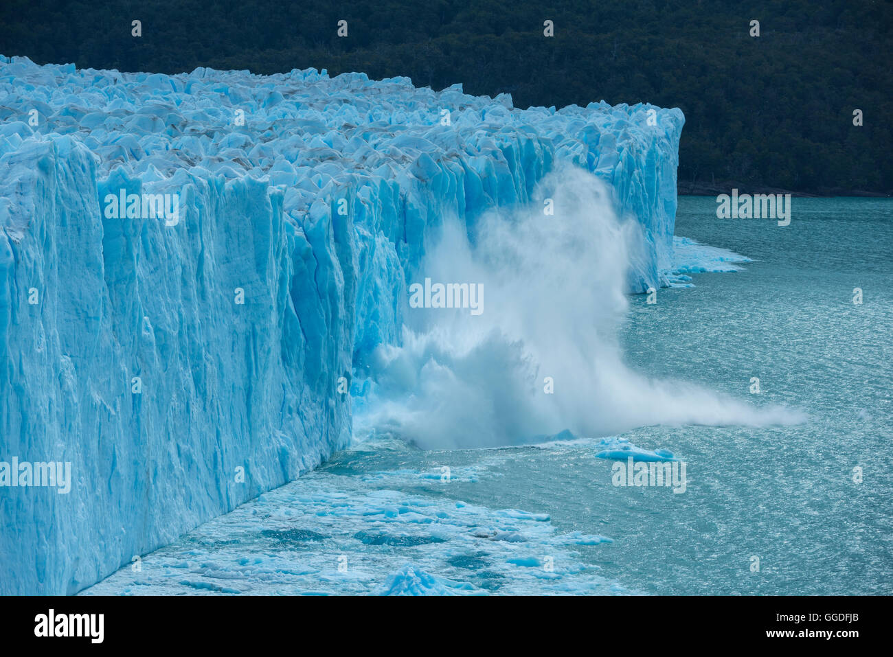 South America, Argentina, Patagonia, Santa Cruz, El Calafate, Los Glaciares National Park, Perito Moreno glacier, UNESCO, Stock Photo