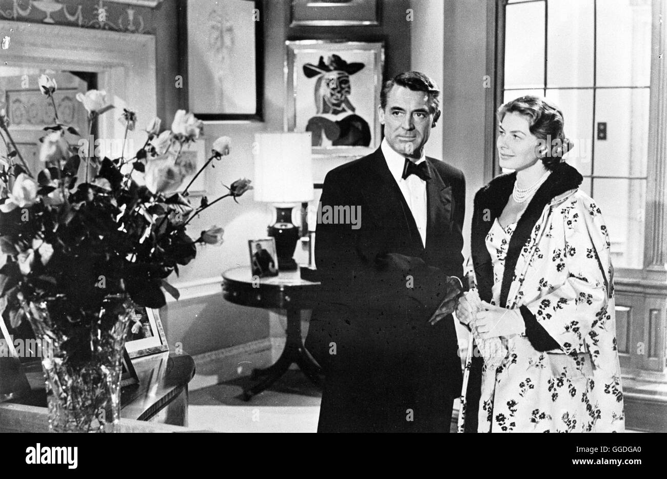 INDISKRET / Indiscreet USA 1958 / Stanley Donen Philip Adams (CARY GRANT) und Anna Kalman (INGRID BERGMAN) Regie: Stanley Donen aka. Indiscreet Stock Photo