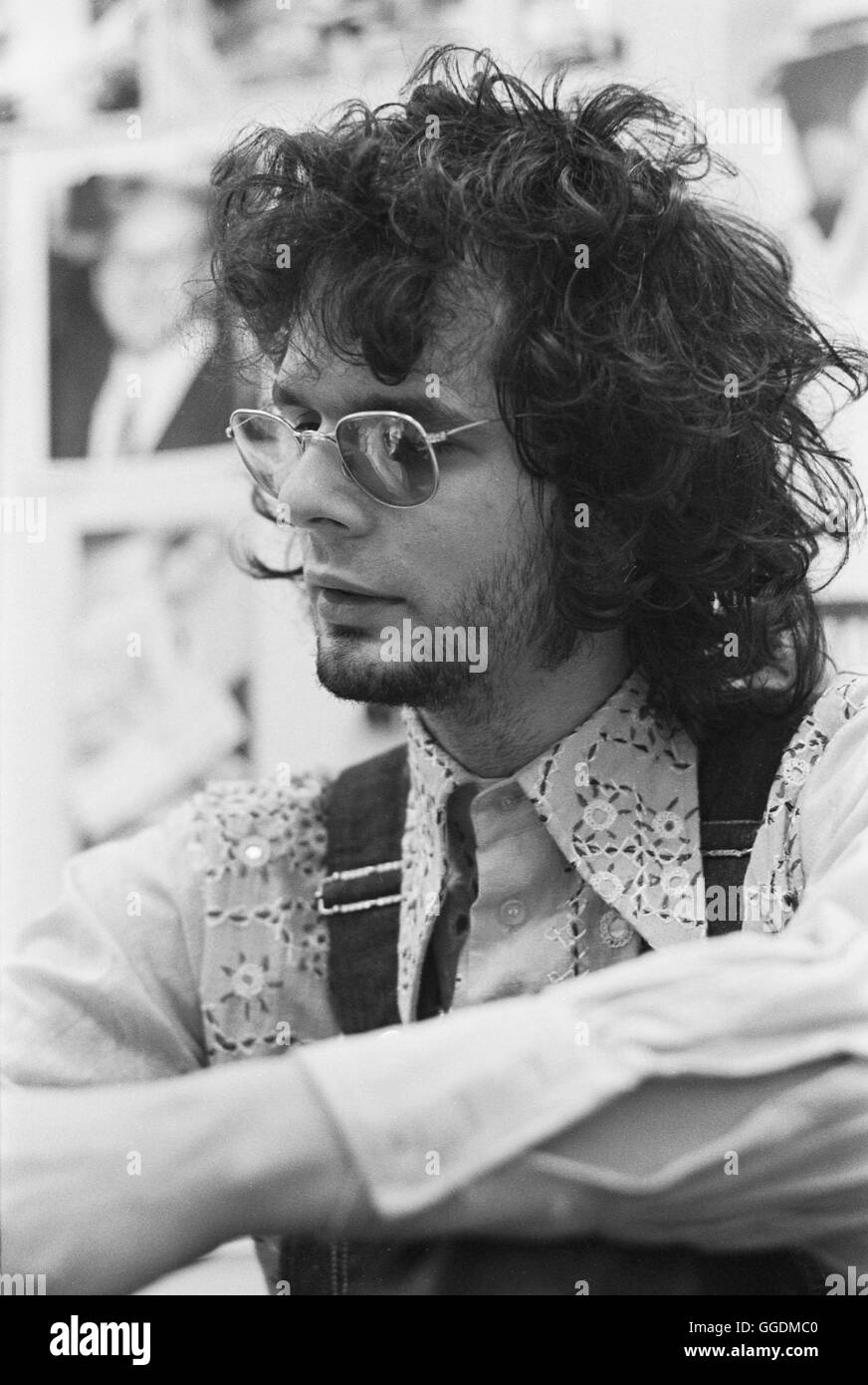 Al Kooper, rock and roll songwriter and producer, in 1970 Stock Photo