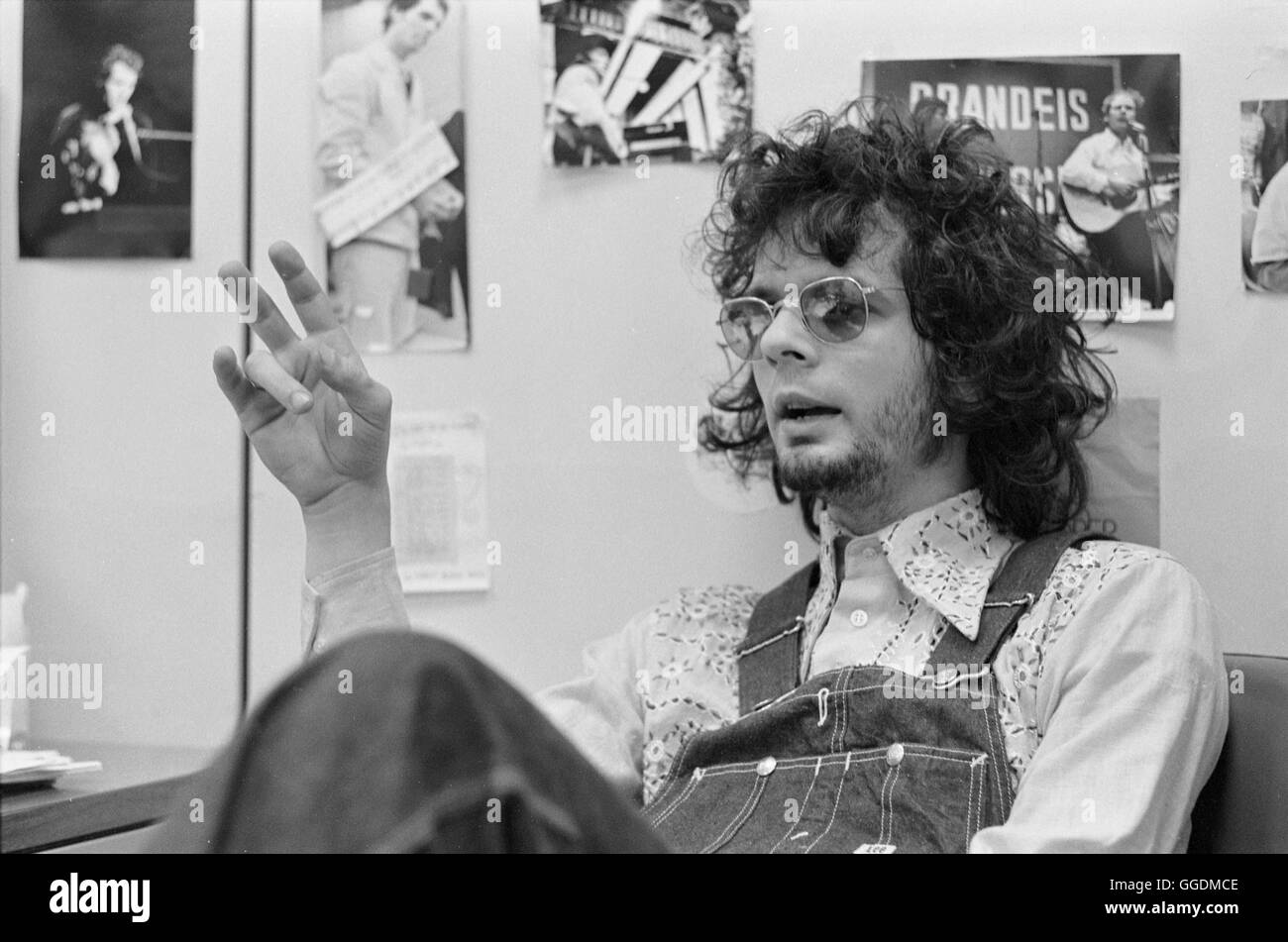 Al Kooper, rock and roll songwriter and producer, in 1970 Stock Photo