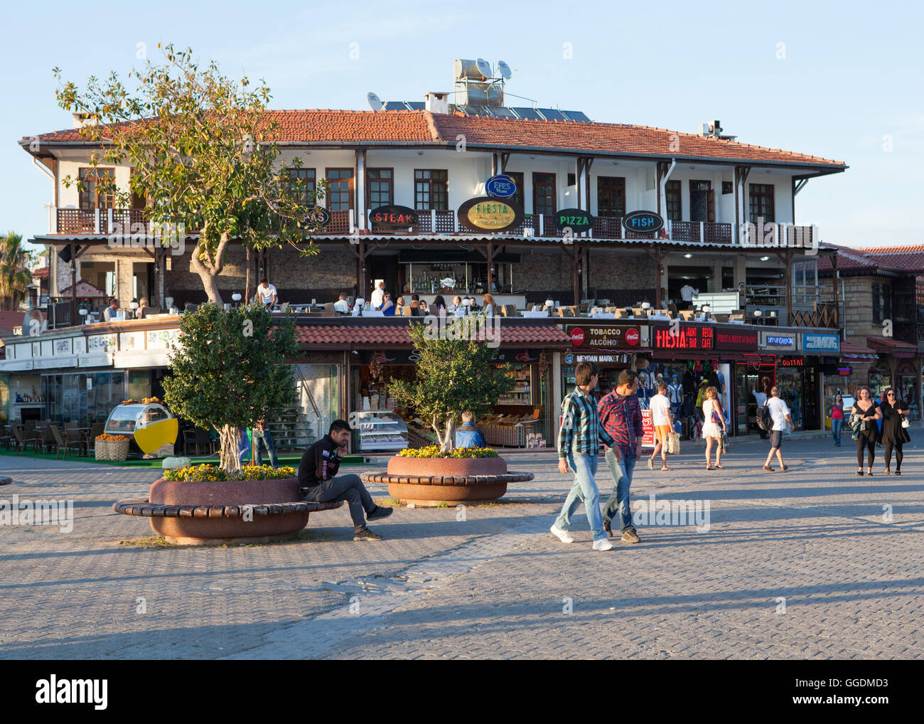 Town of Side in Antalya,Turkey. Stock Photo