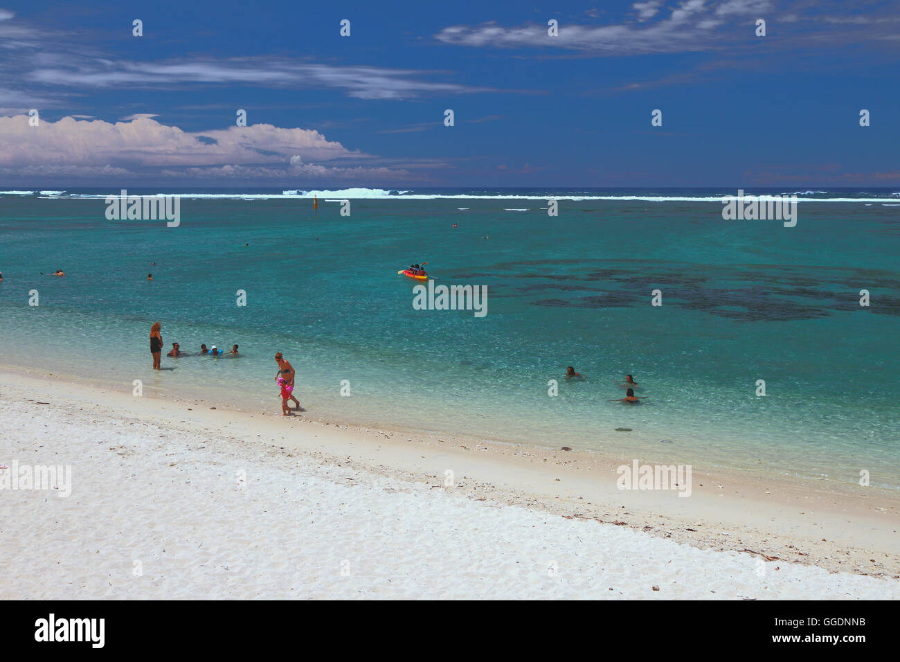 Beach Saint Gilles Les Bains Stock Photos Beach Saint