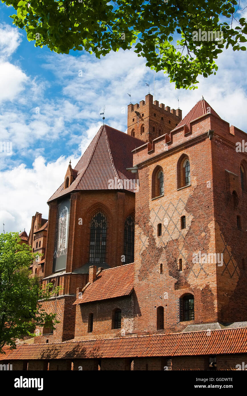 Church of the Blessed Virgin Mary in the Castle Malbork. Poland Stock Photo