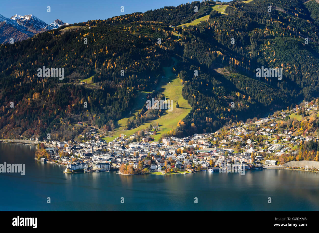 Zell Am See Lake Zeller See Overlooking Zell Am See Austria Salzburg Pinzgau Stock Photo Alamy