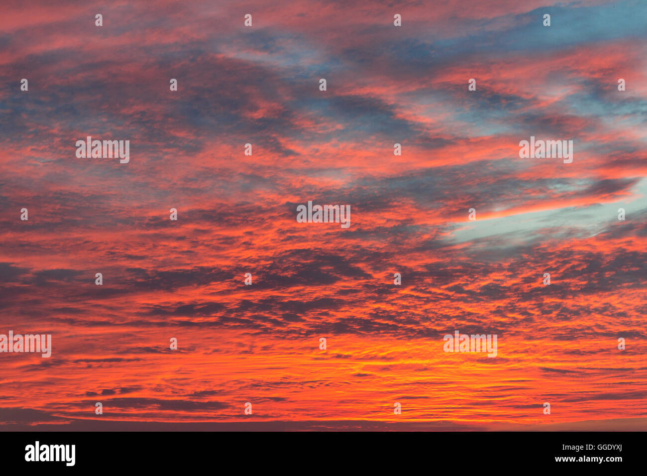 colorful sky - sunset color sky background Stock Photo