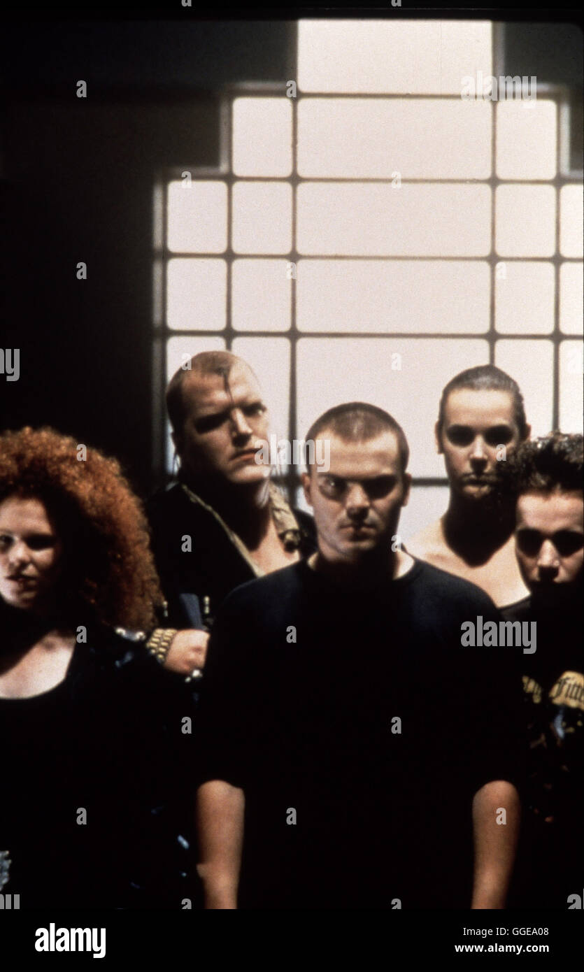 die unendliche geschichte iii never ending story iii usa d 1994 peter macdonald szene mit den nasties ryan bollman dog jack black slip adrien dorval rage nicole parker coil und carole