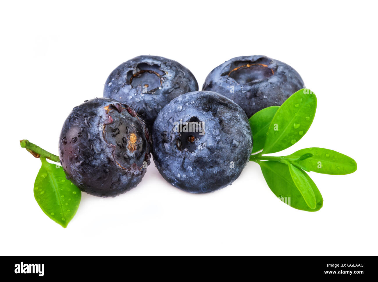 pile of blueberries Stock Photo