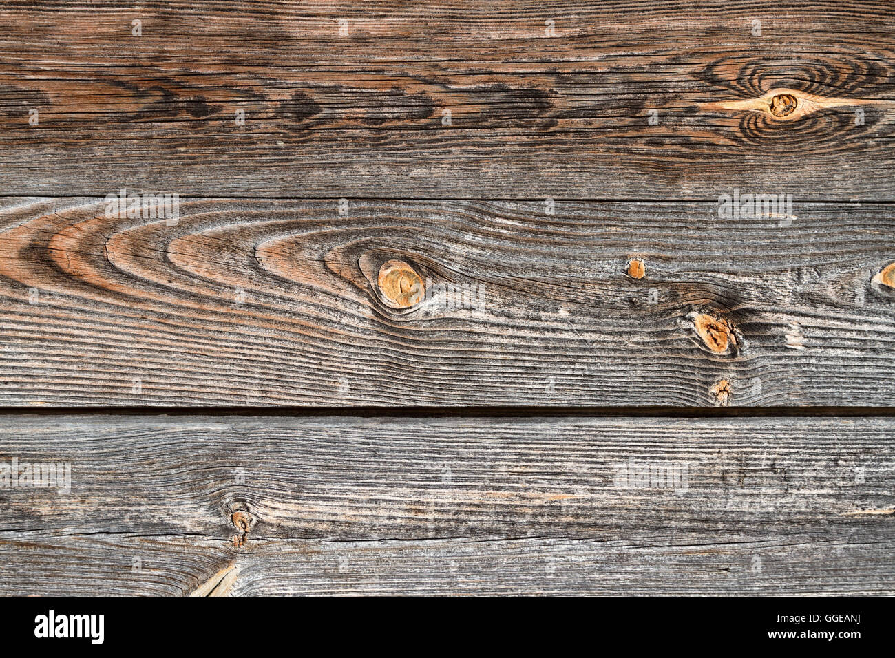 Vintage wooden background. Old wooden grey brown weathered background texture. Stock Photo