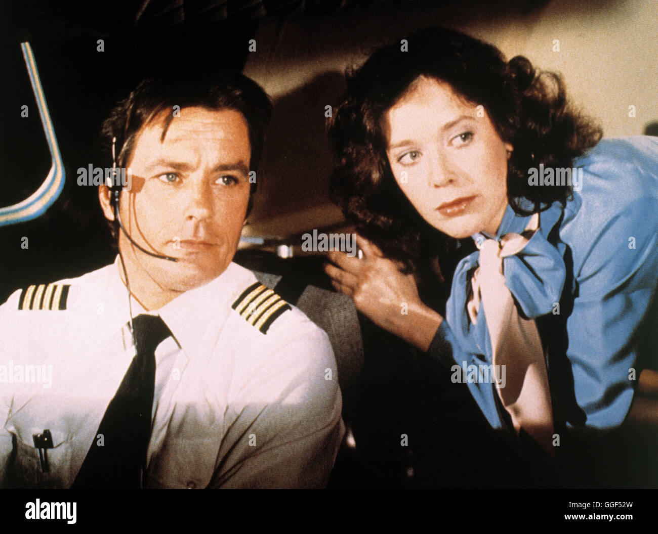 AIRPORT '80 - DIE CONCORDE / The Concorde - Airport '79 USA 1979 / David Lowell Rich ALAIN DELON (Paul Metrand), SYLVIA KRISTEL (Isabelle) Regie: David Lowell Rich aka. The Concorde - Airport '79 Stock Photo