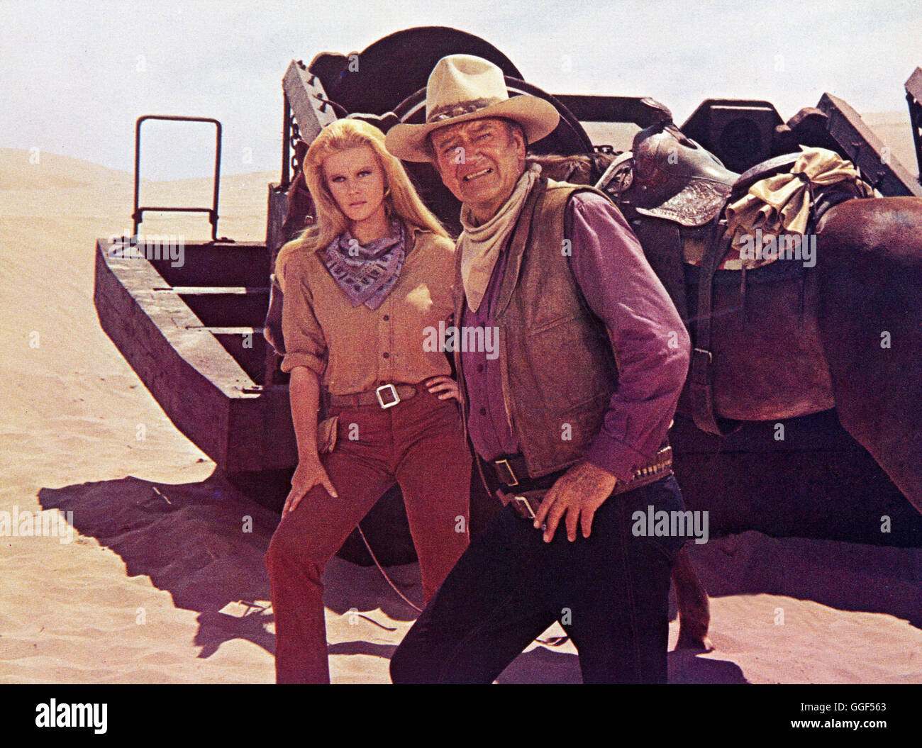 DRECKIGES GOLD / The Train Robbers USA 1973 / Burt Kennedy Mrs. Lowe