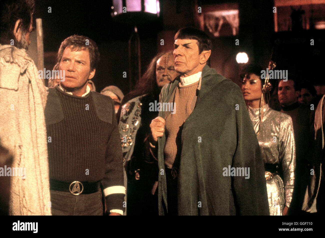 STAR TREK V - AM RANDE DES UNIVERSUMS / Star Trek V - The Final Frontier USA 1989 / William Shatner WILLIAM SHATNER, LEONARD NIMOY in 'Star Trek V - Am Rande des Universums', 1989./ Regie: William Shatner aka. Star Trek V - The Final Frontier Stock Photo