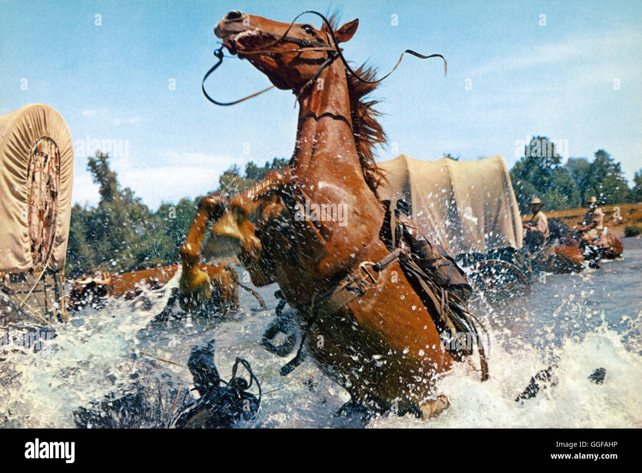 DER WEG NACH WESTEN / The Way West USA 1967 / Andrew V.McLaglen Filmszene 