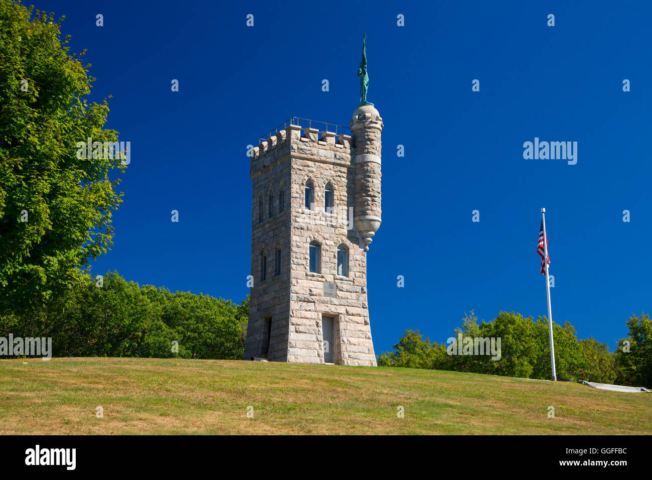 Soldiers Memorial, Soldiers' Monument and Memorial Park, Winsted, Connecticut Stock Photo Alamy