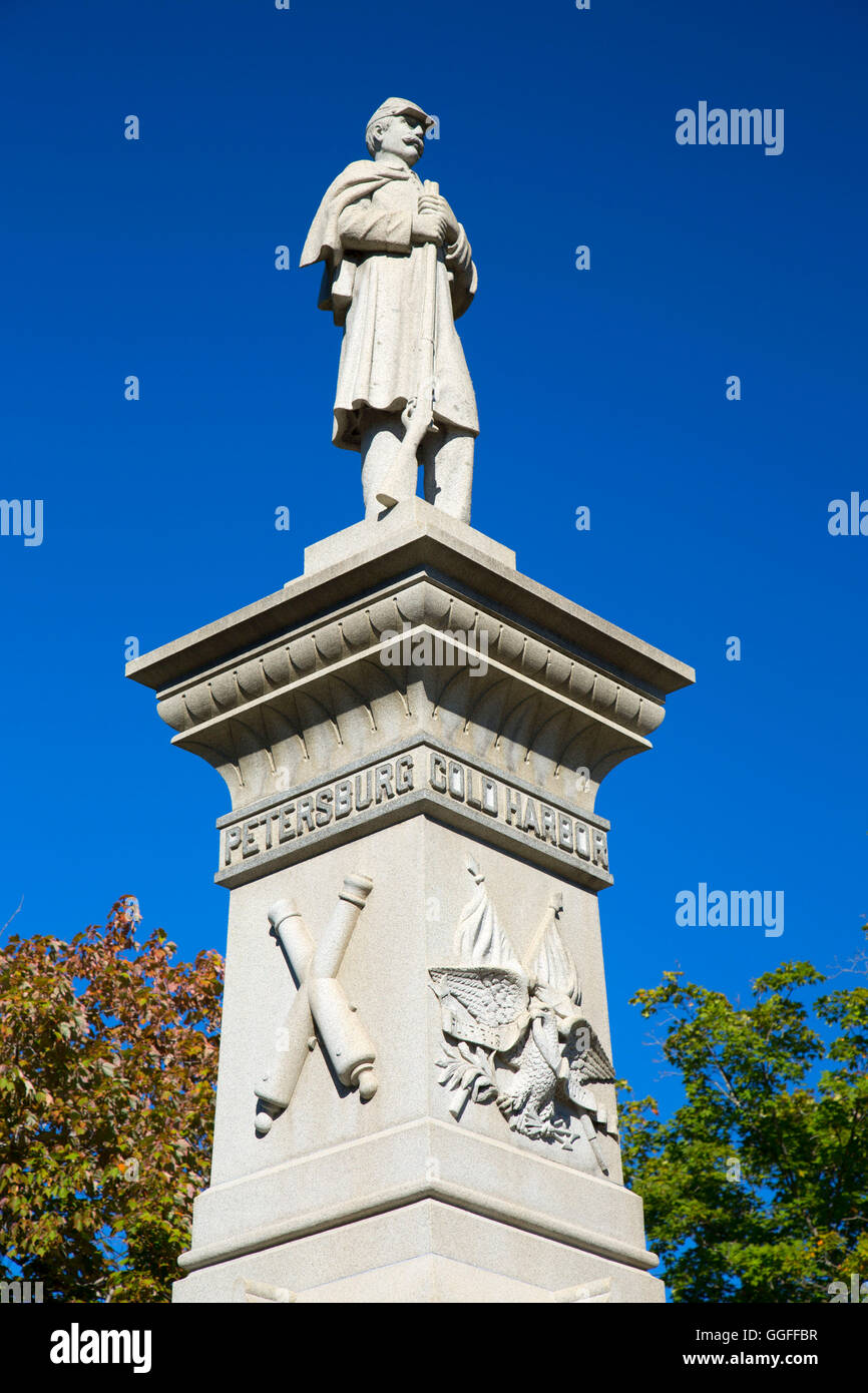 Civil War Monument, East End Park, Winsted, Connecticut Stock Photo Alamy