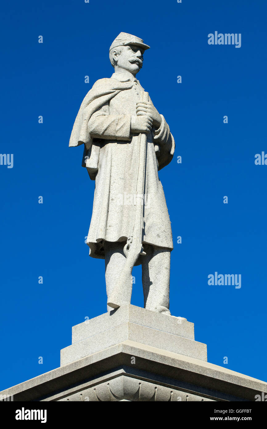 Civil War Monument, East End Park, Winsted, Connecticut Stock Photo Alamy