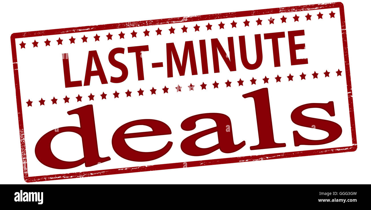 Last minute deals hi-res stock photography and images - Alamy