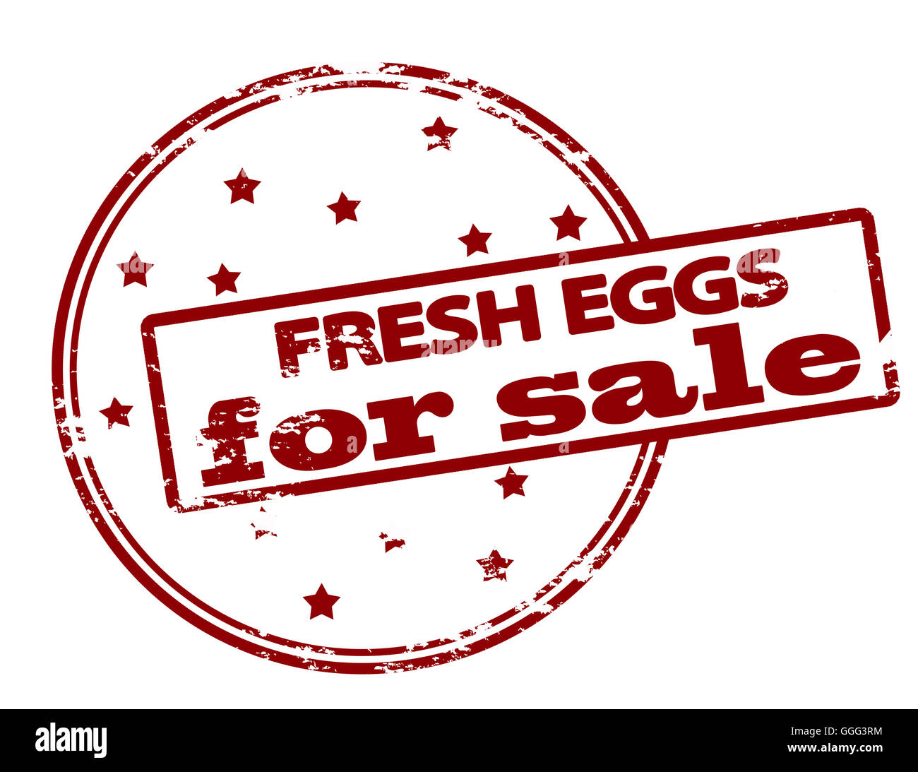 Rubber stamp with text fresh eggs for sale inside, vector illustration