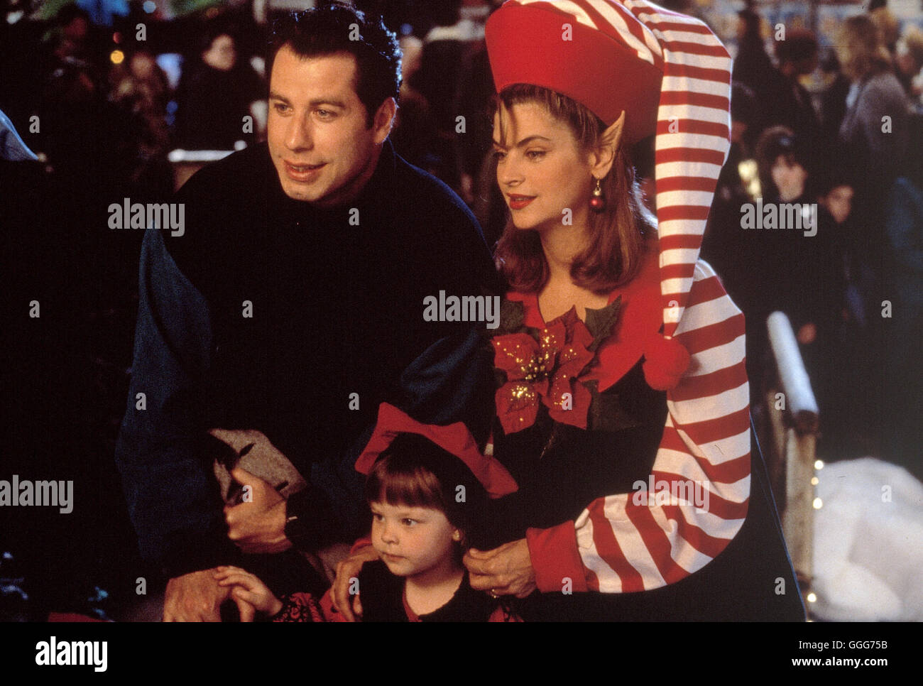 KUCK' MAL, WER DA JETZT SPRICHT / Look who's talking now USA 1993 / Tom Ropelewski James (JOHN TRAVOLTA), Mollie (KIRSTIE ALLEY) und Julie (TABITHA LUPIEN) Regie: Tom Ropelewski aka. Look who's talking now Stock Photo