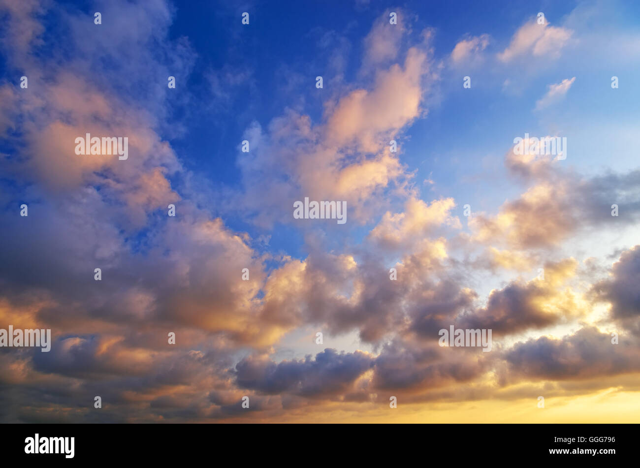 Beautiful sky background sunset hi-res stock photography and images - Alamy